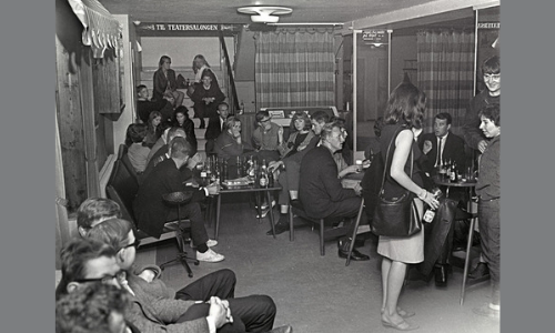 Club 7 åpnet i Edderkoppens lokaler, juli 1965